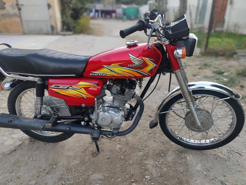 Honda 125 2021 Model All Punjab Number 5