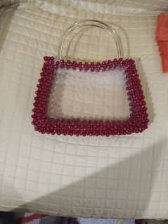 hand made pearl bag