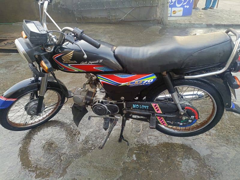 Honda CD 70 2017 Good Condition 1