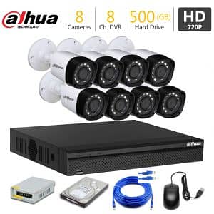 IP CCTV Camera / Packages With Installation - Dahua Hikvision Camera 9