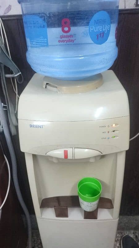 orient water dispenser with refrigerator 1