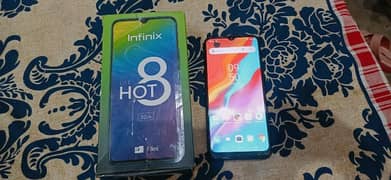 Infinix hot 8 lite 10/8