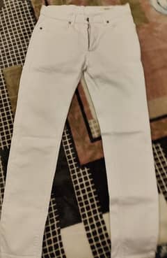 Like New M&S Original White Skinny Jeans