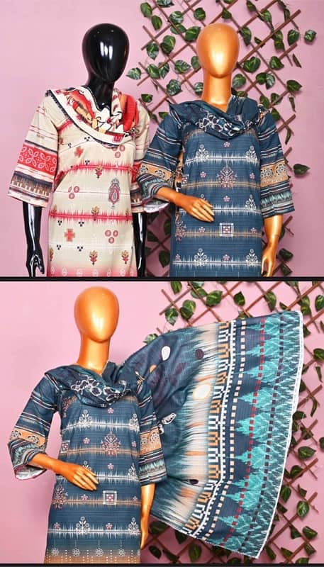 New Unstitched Suit For Women’s || Bin Khalid Brand || 0