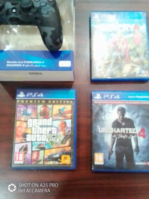 ps4 fat 500 gb with games 7