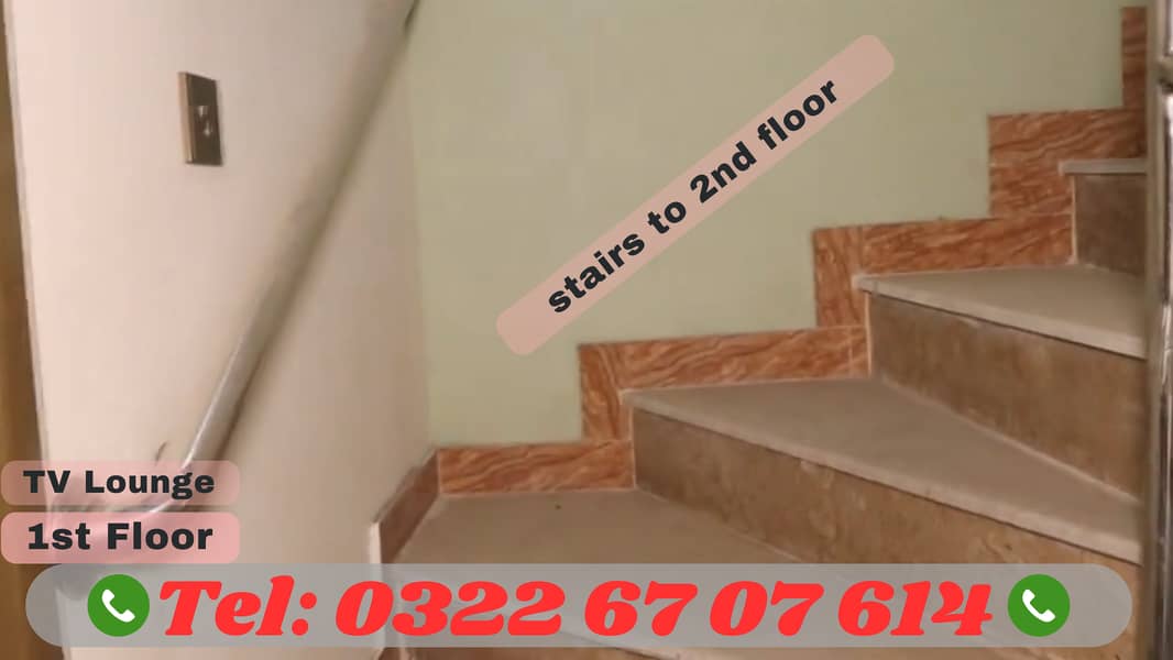 3 Marla House Flat for Rent 1st Floor with Separate Entrance in Jhelum 2