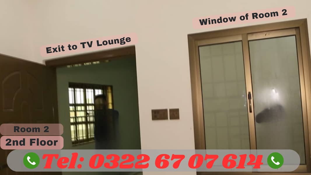 3 Marla House Flat for Rent 1st Floor with Separate Entrance in Jhelum 10