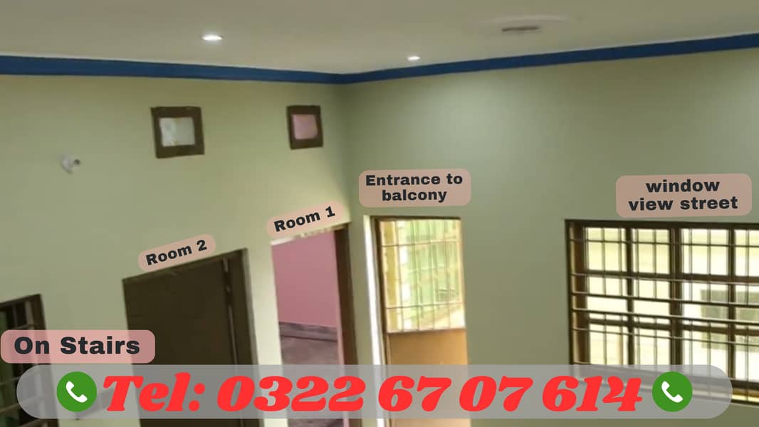 3 Marla House Flat for Rent 1st Floor with Separate Entrance in Jhelum 18