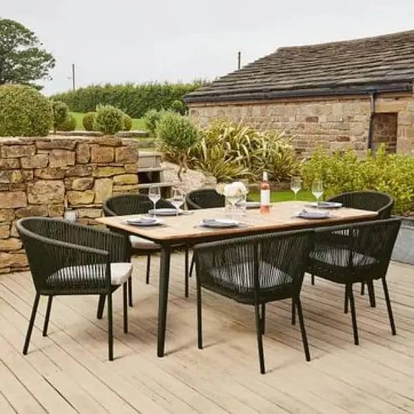 Garden chairs/rattan sofa sets/dining tables/UPVC outdoor furniture 14