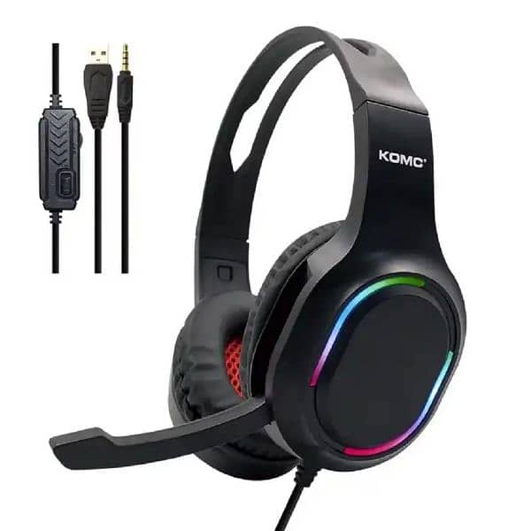 Gaming Headset With Immersive 3D Sound and adjustable Noise 1