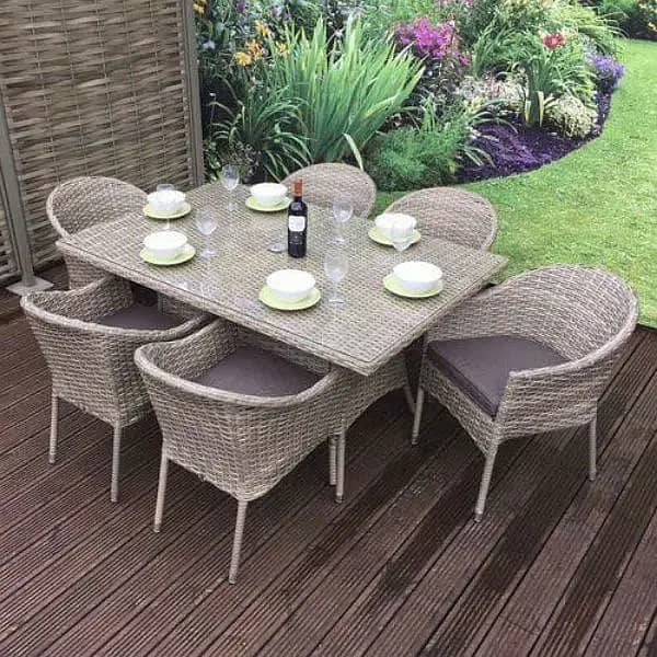 Garden chairs/rattan sofa sets/dining tables/UPVC outdoor furniture 19