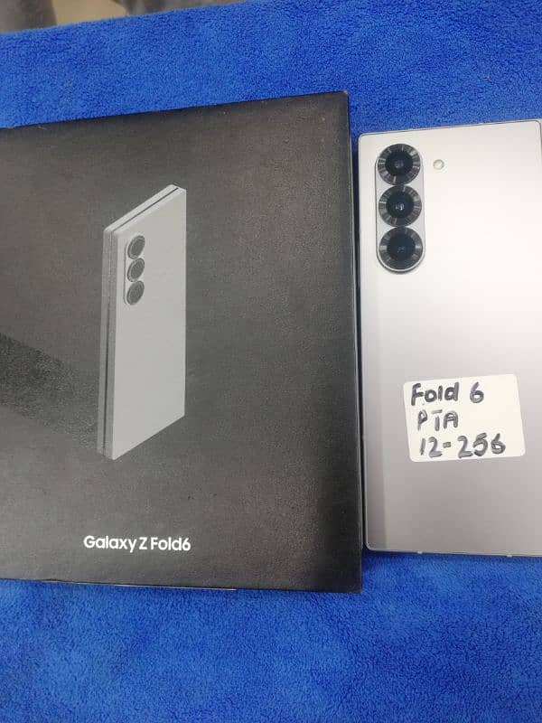 Samsung galaxy Z Fold 6 pta approved 256gb DS silver shadow 1