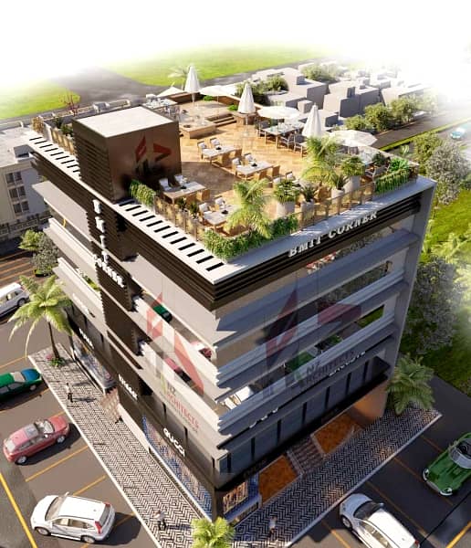 3 Kanal Brand New Multi-story Commercial Plaza For Rent Main Road in XX Block Phase 3 DHA Lahore 0