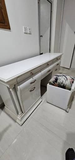 White deco paint Wood Table