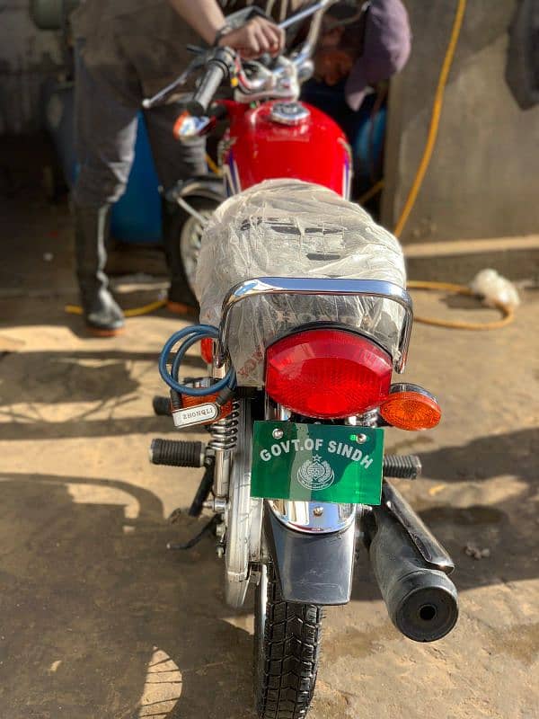 Honda 125 2022 Karachi register 0