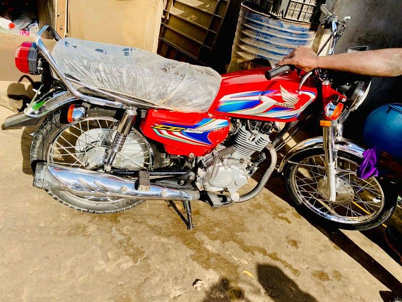 Honda 125 2022 Karachi register 1