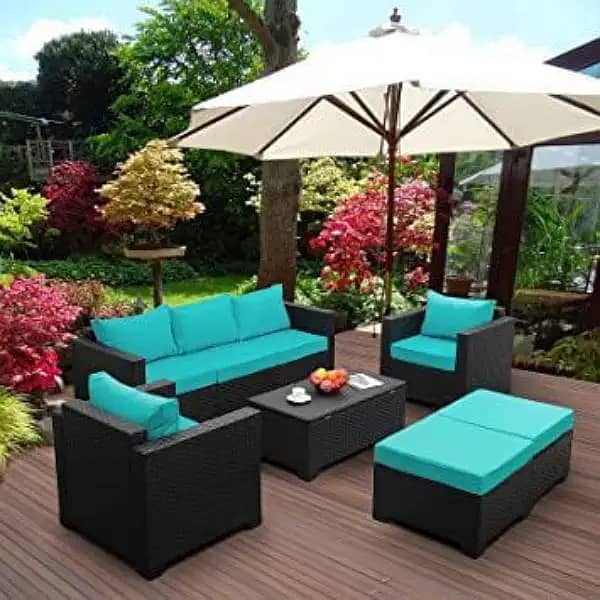 Garden chairs/rattan sofa sets/dining tables/UPVC outdoor furniture 4