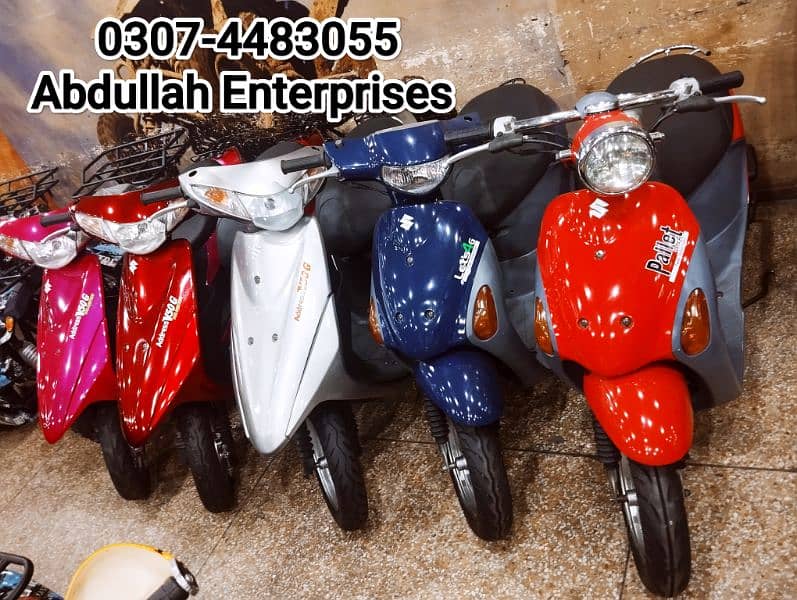 Reconditioned Japanese Address V 50 G model 49cc Scooty for sale . 0