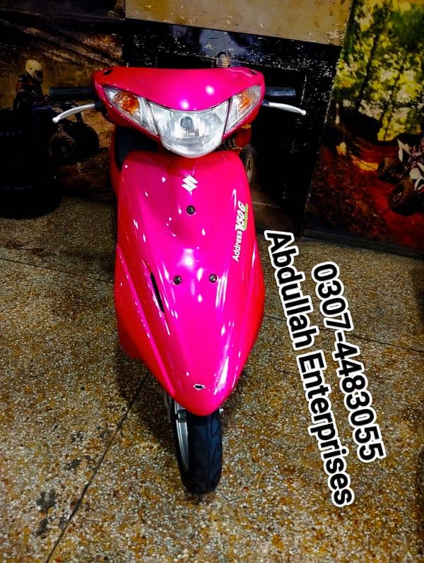 Reconditioned Japanese Address V 50 G model 49cc Scooty for sale . 3