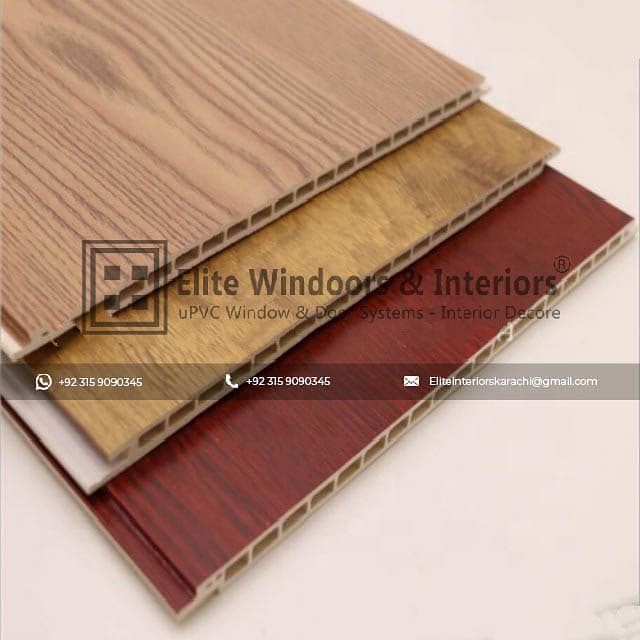 PVC WPC PANELS waterproof best for seepage walls french moldings 9