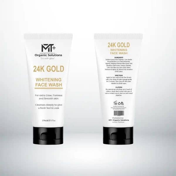 face wash/ anti acne face wash/ 24k gold whitening face wash 2