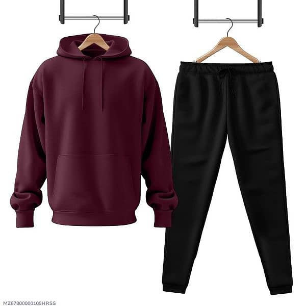 2 Pcs Cool Hoodies Tracksuit For Men's 0