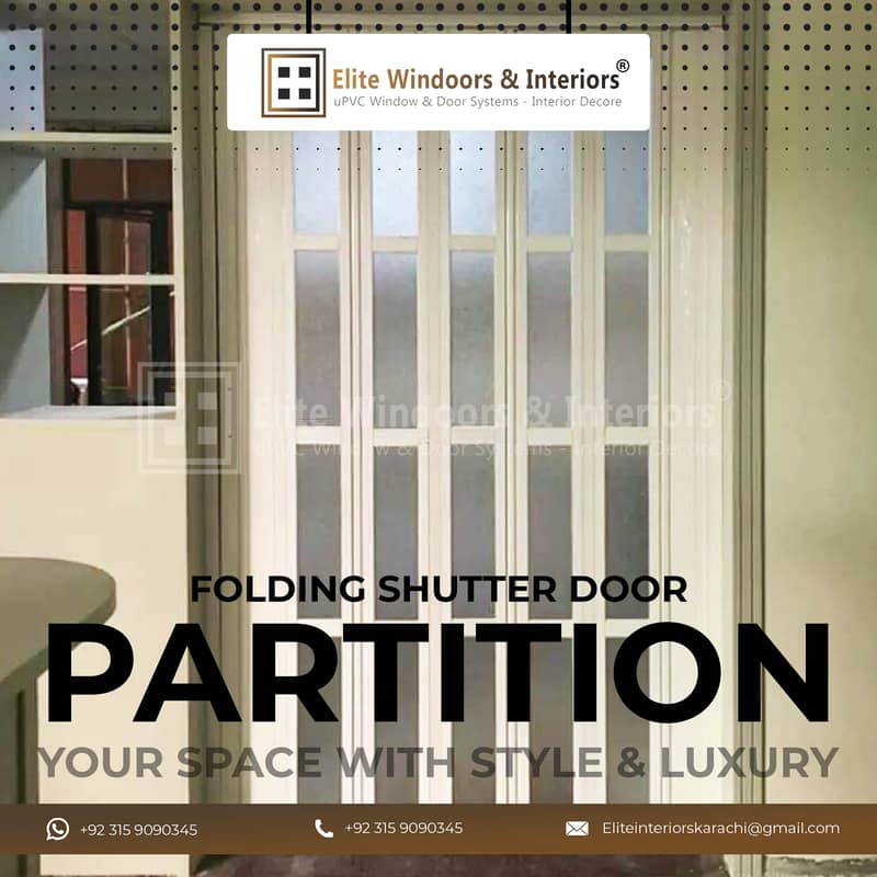 "Smart Living Starts with PVC Folding Shutter Doors" 0