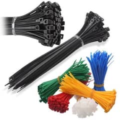 cable ties zip tie black white red yellow blue green