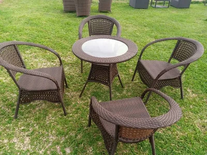 Rattan dining set for garden, taress, rasturrant and cofe shope/heaven 18