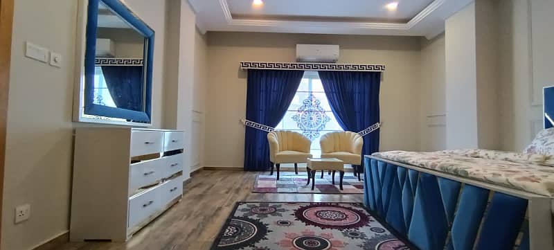 Height 1 Furnished one bedroom flat for rent in Height 1 bahria town Islamabad 7