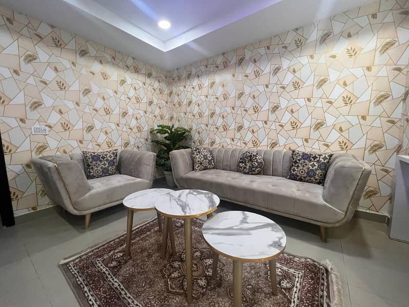 One bedroom furnished apartment for rent in phase 4 civic centre bahria town rawalpindi 8