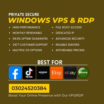 Private Secure VPS & RDP Service Provider 0