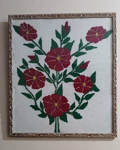 hand embroidered frame