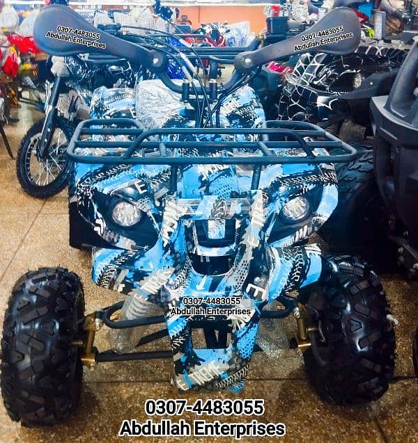 Medium size 110cc Hunter Jeep  model atv quad bike for sale deliver pk 0