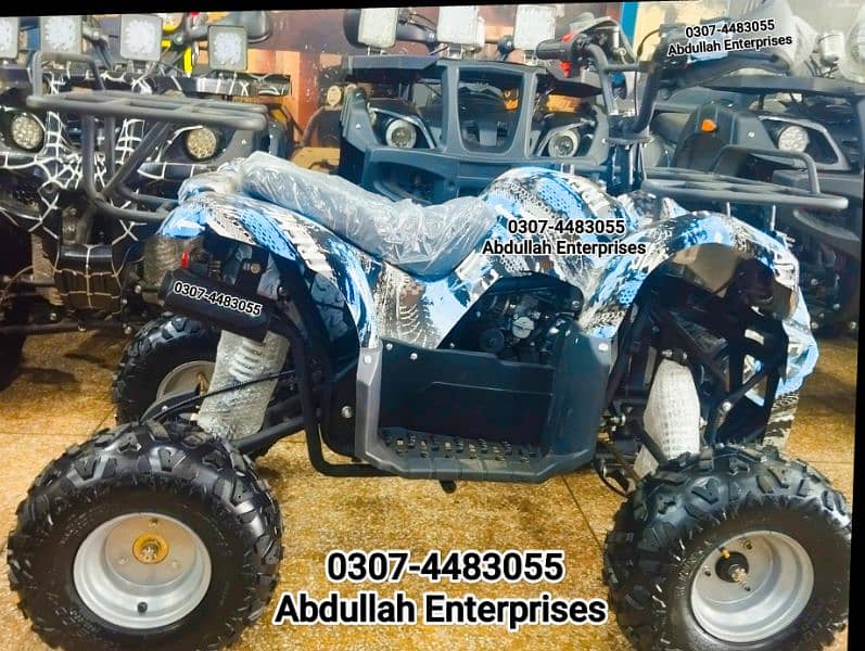 Medium size 110cc Hunter Jeep  model atv quad bike for sale deliver pk 1