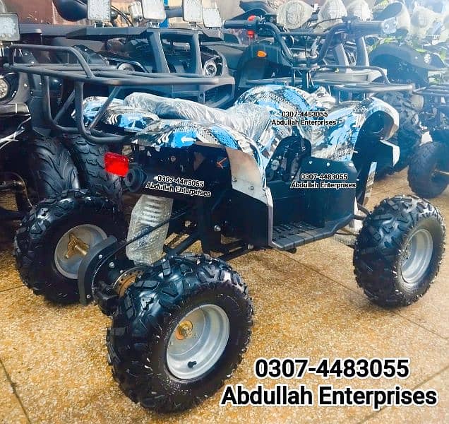 Medium size 110cc Hunter Jeep  model atv quad bike for sale deliver pk 3