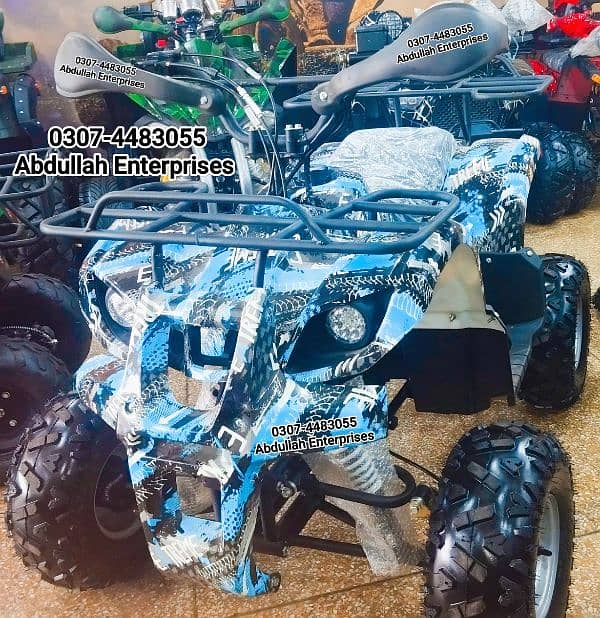 Medium size 110cc Hunter Jeep  model atv quad bike for sale deliver pk 7