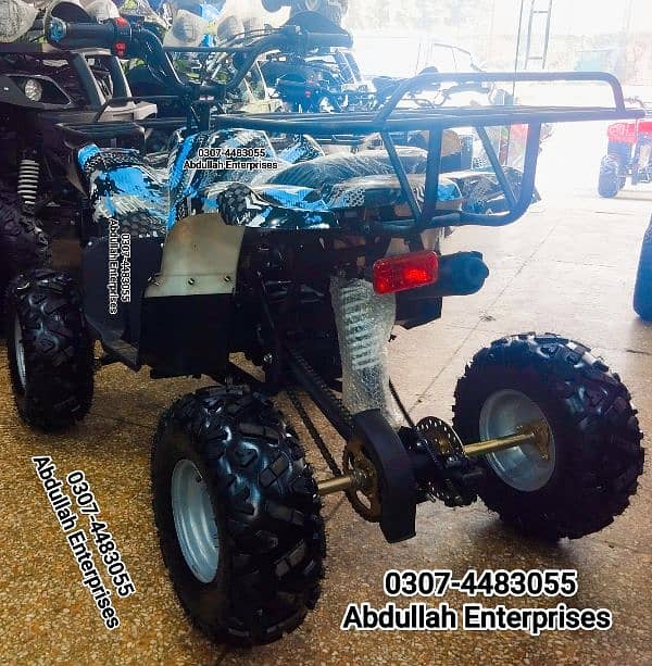 Medium size 110cc Hunter Jeep  model atv quad bike for sale deliver pk 8