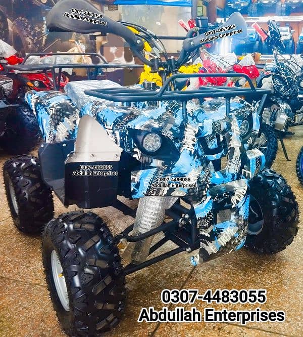 Medium size 110cc Hunter Jeep  model atv quad bike for sale deliver pk 9