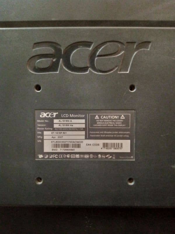 Acer 19 inch lcd display 5