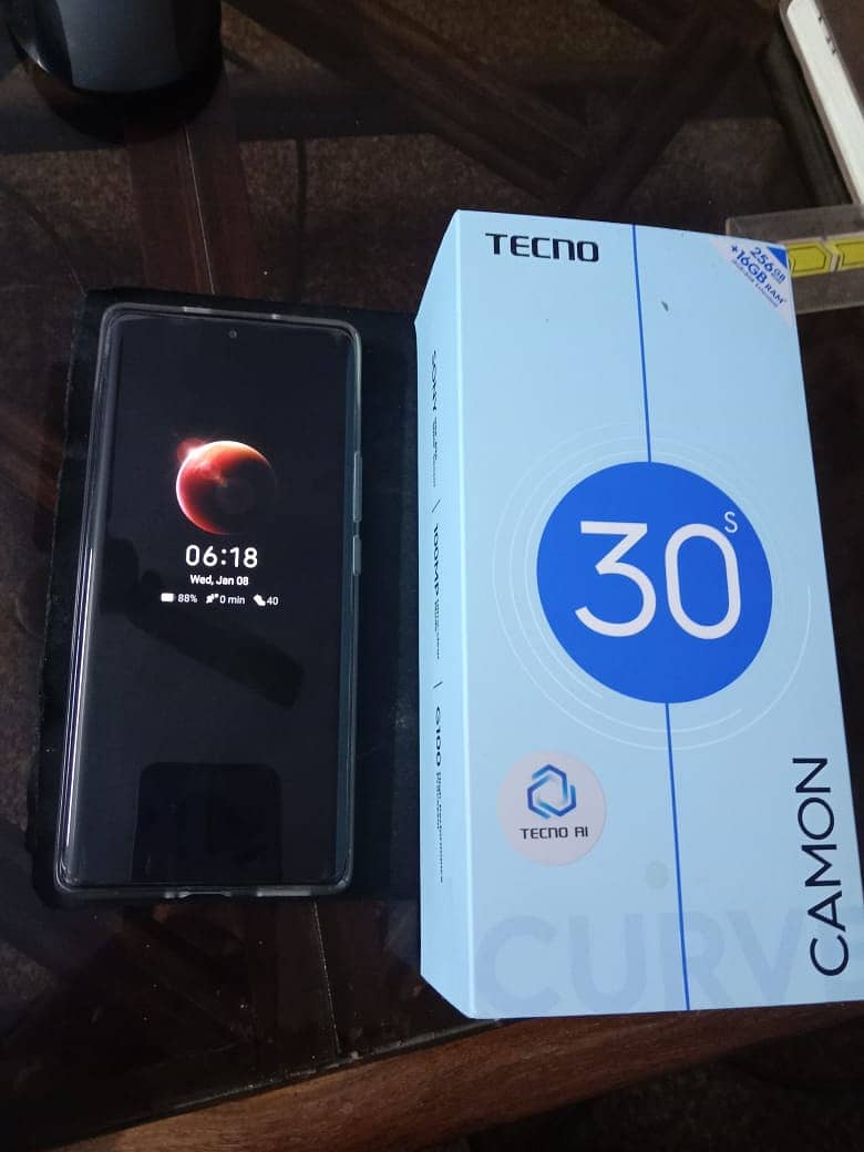 Tecno CAMON 30S 256+16GB 10/10 2