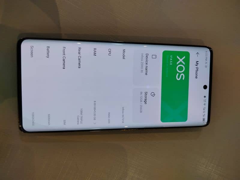 Infinix Zero 30 256 GB Mint Vond 7