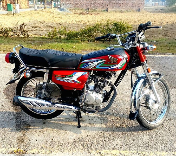 Honda CG 125 sticker 2023 (Exchange Honda CD 70 model 2025 ) 3