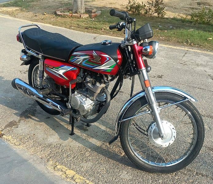 Honda CG 125 sticker 2023 (Exchange Honda CD 70 model 2025 ) 5