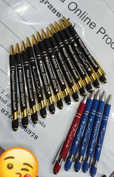 CUSTOMIZED GELL PEN WITH YOUR  NAME 2