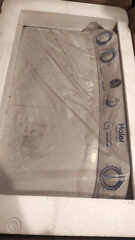 haier brand new semi automatic 8kg washing machine box packed 0