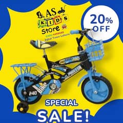 (0319-4278779) 20% Off Kid bycle Iqbal Town