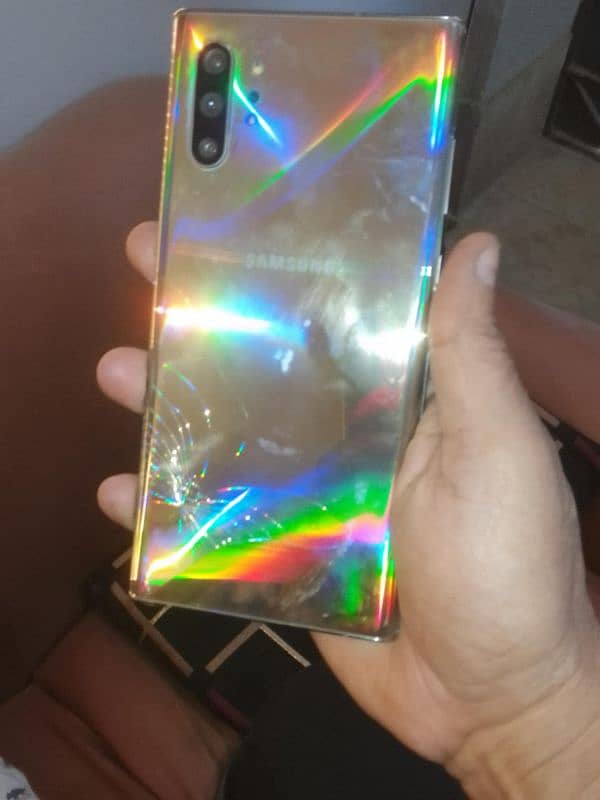 note 10+ non pta line n spot . . no blinking no crack 4