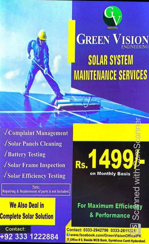 Solar Panel Service and Maintenance 0