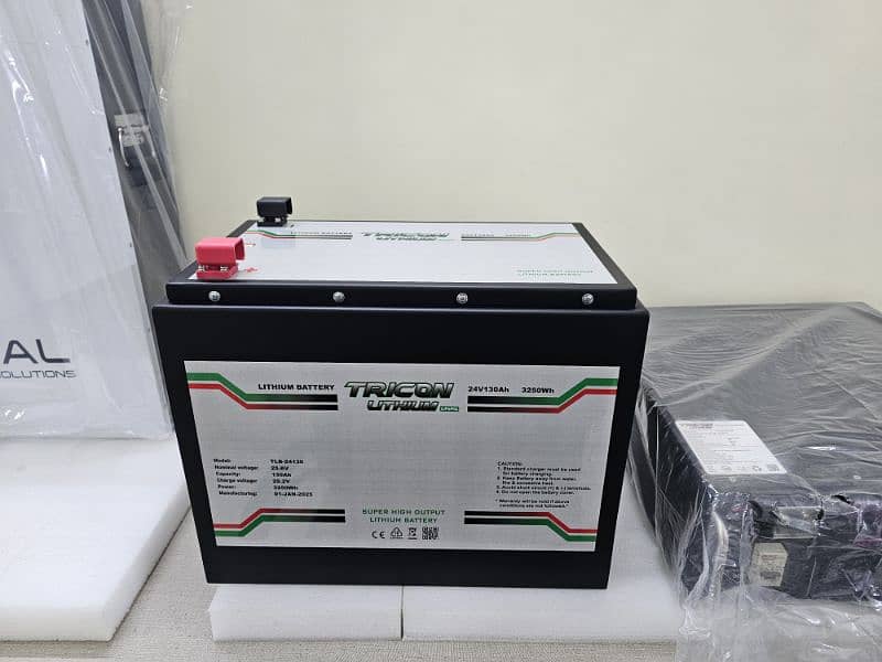 Lithium ion Batteries 24v 130Ah Tricon Lithium 1